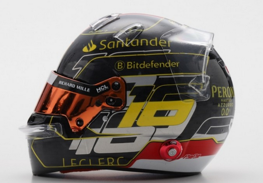 LookSmart - Casco Charles Leclerc GP Monza 2024, escala 1:5
