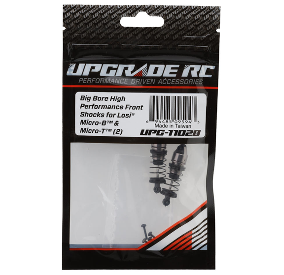 UpGrade RC -Amortiguadores delanteros de alto rendimiento UpGrade RC Big Bore para Losi® Micro-B™ y Micro-T™ (2)