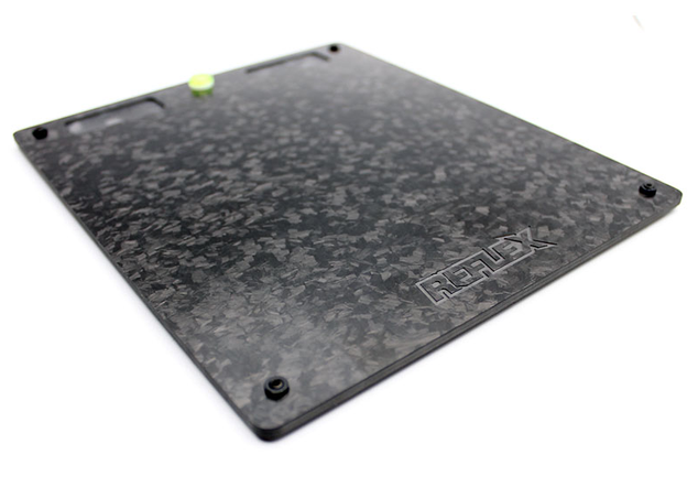 Reflex Racing -  RX521V2 Reflex Racing Forged Carbon Fiber Level Adjustment Set-Up Board (Black)