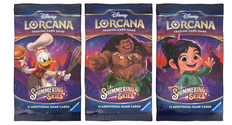 Ravensburger - Disney Lorcana: Shimmering Skies - Caja con 24 Sobres