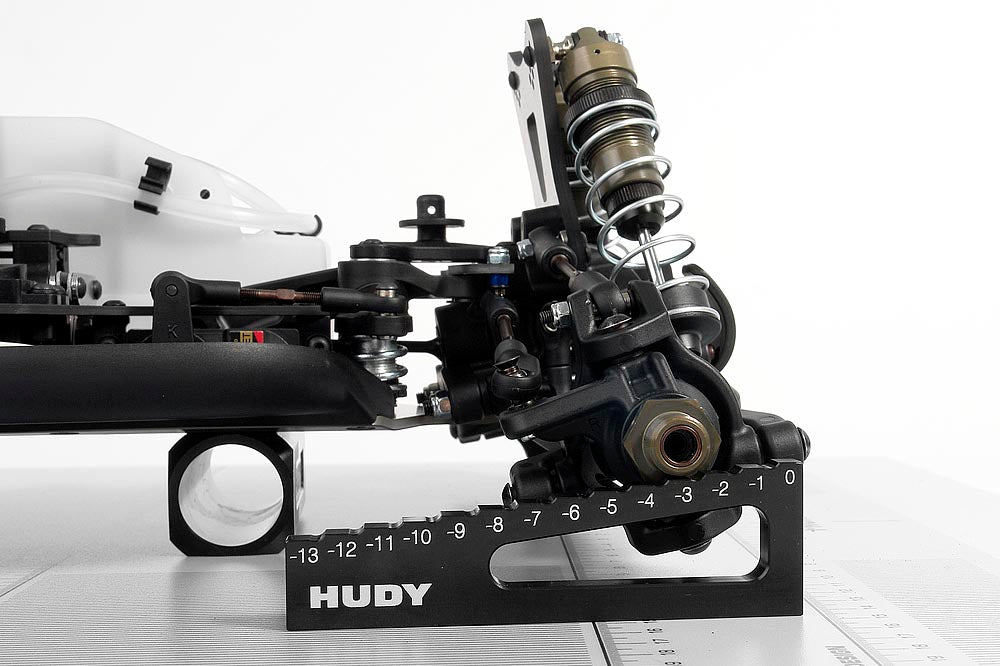 HUDY - Chassis Droop Gauge 0 to -13 mm for 1/8 Off-Road