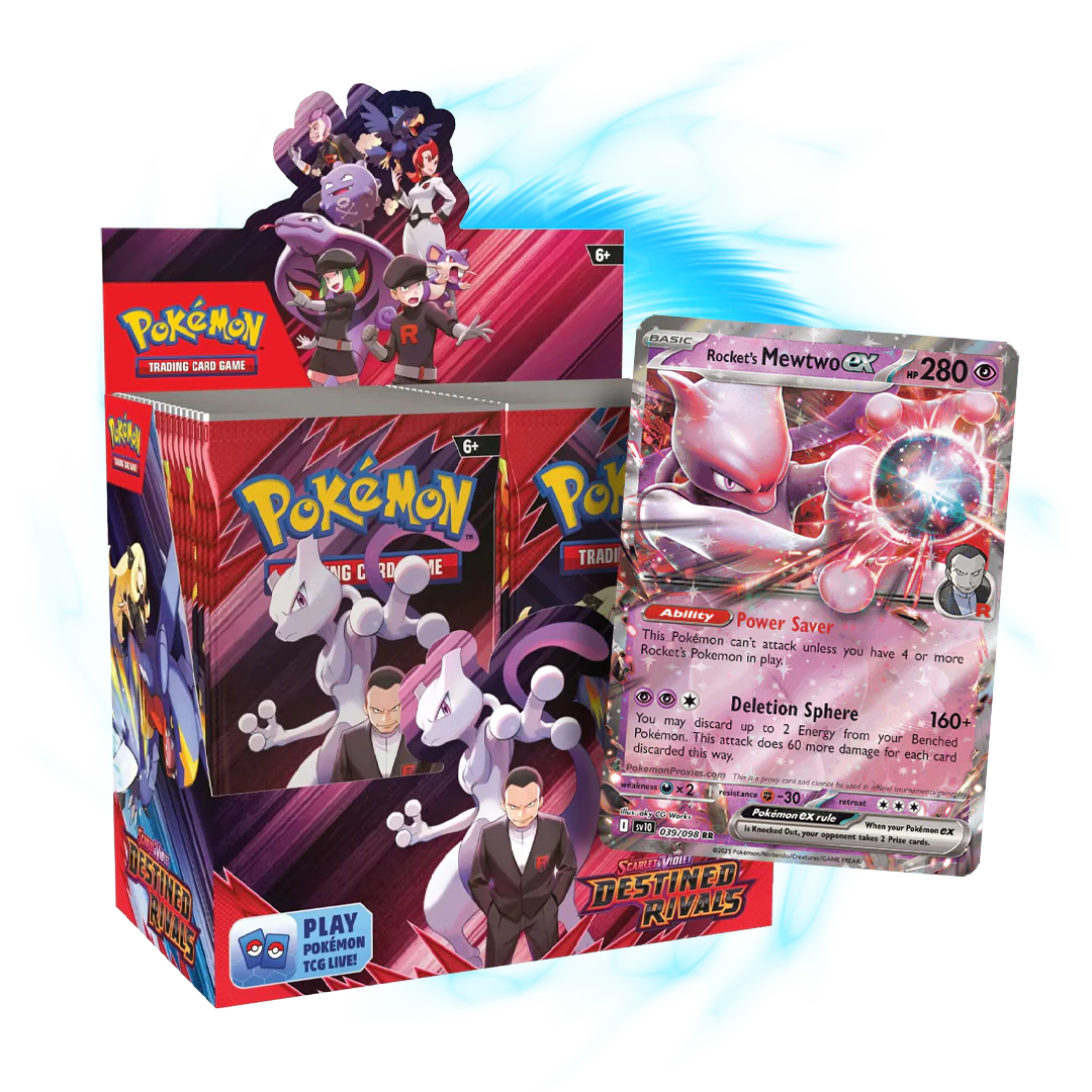 Pokémon TCG: Scarlet & Violet - Destined Rivals Booster Display - Inglés