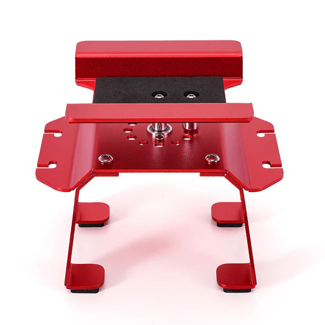 INJORA - Aluminum RC Car Stand with Shock Holder for 1/24 1/18 RC Crawler (RED)
