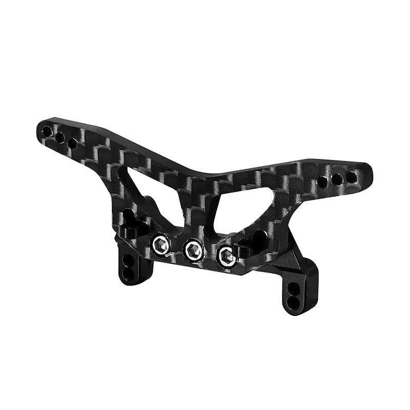 INJORA - Carbon Fiber Shock Towers with Shock Mount Spacer for Losi Micro-B Micro-T