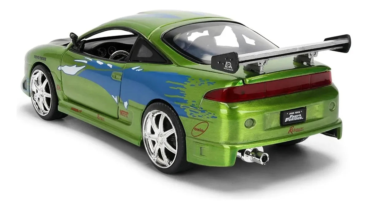 Jada Toys - Fast & Furious BRIAN's Mitsubishi Eclipse - Color Brush, escala 1:24