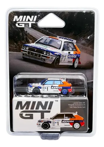 Mini GT - Lancia Delta HF Integrale Evoluzione #1 1993 Rallye Monte-Carlo 1/64 (Chase)