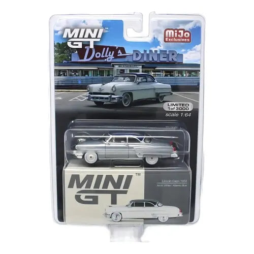 Mini GT - Lincoln Capri 1954 Arctic White / Atlantic Blue 1/64 (Chase)