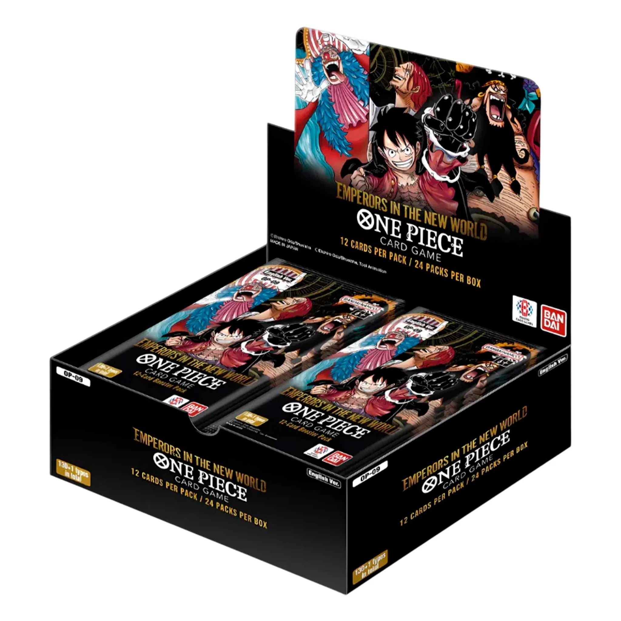 Bandai - One Piece Card Game: OP-09 Emperors in the new World (24 sobres por caja)
