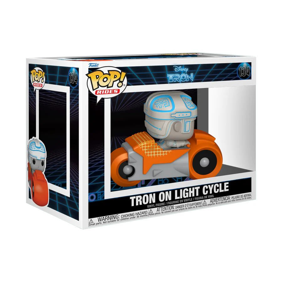 Funko Pop Rides Deluxe: Disney Tron - Tron con Light Cycle, #134