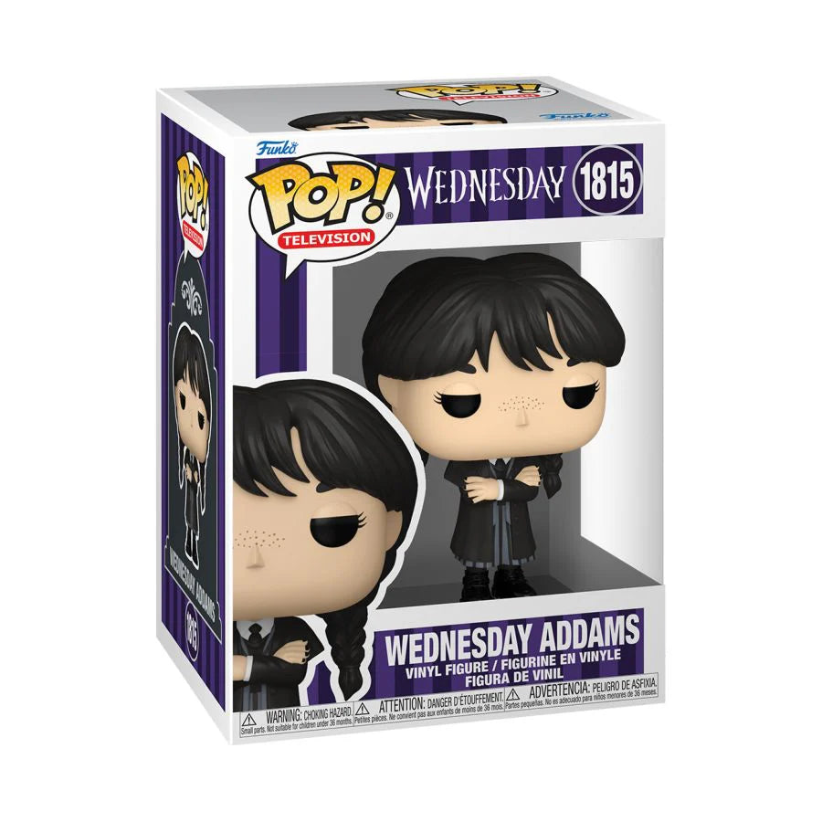 Funko Pop TV: Wednesday - Merlina Addams con Abrigo Negro, #1815