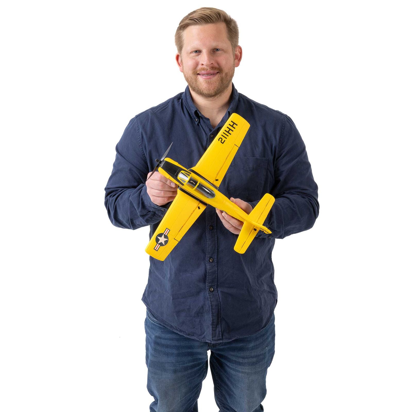 HobbyZone - T-28 Trojan 450mm RTF with SAFE (2 Flight Batteries Included)