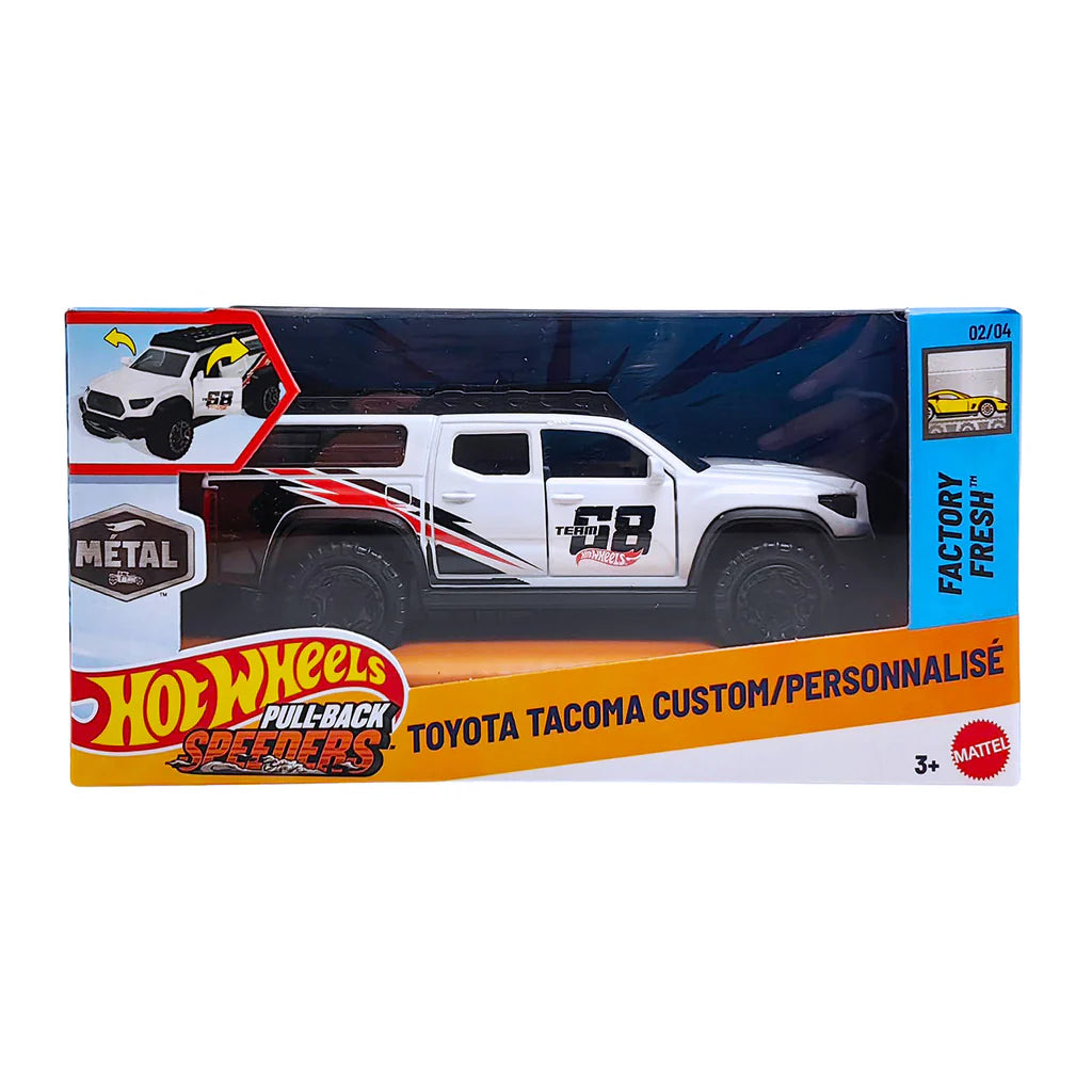 Mattel - Hot Wheels AUTKO HOT WHEELS PULL-BACK SPEEDERS Toyota Tacoma Custom
