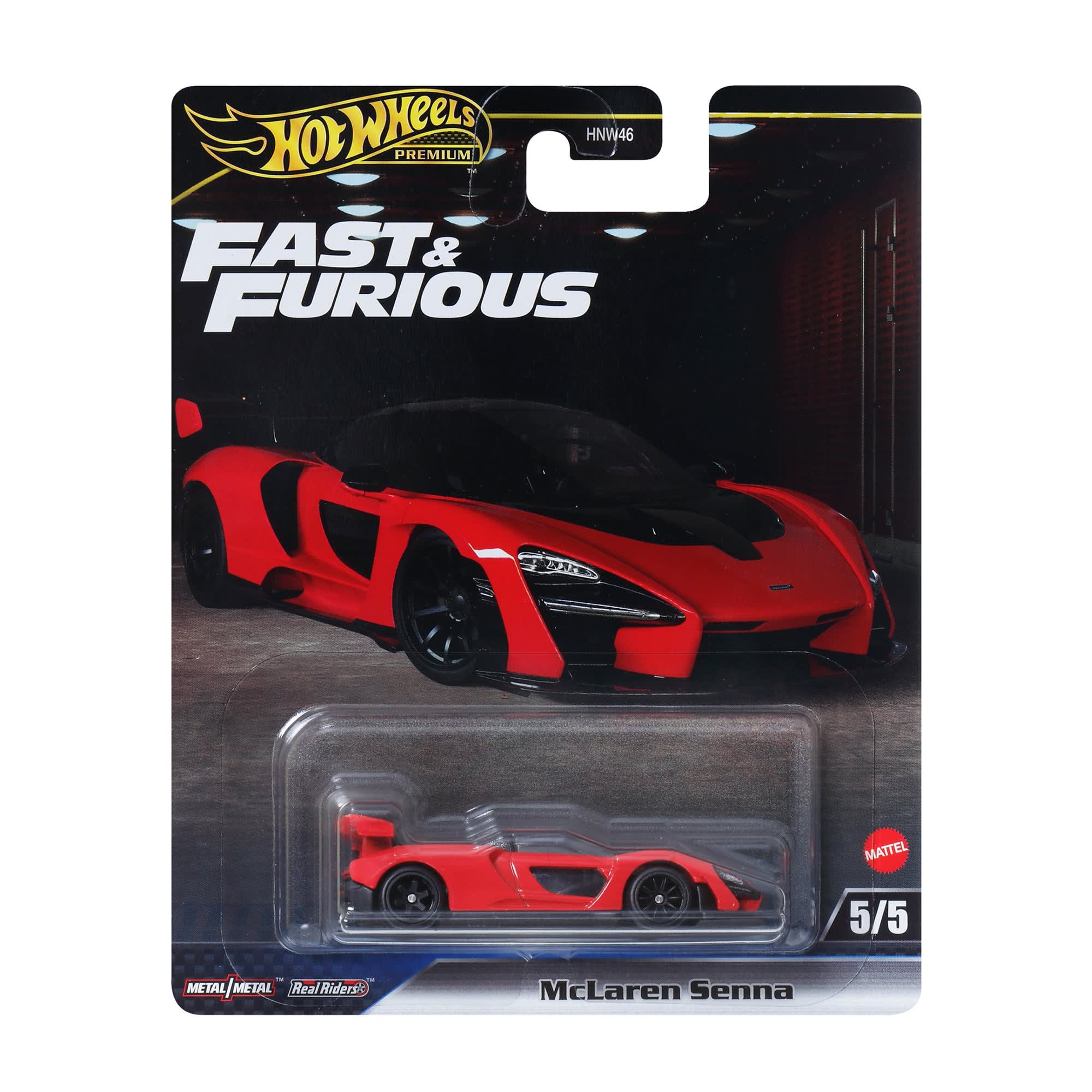 Mattel - Hot Wheels Collector Vehículo de Colección Auto Fast & Furious McLaren Senna 5/5