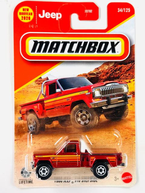 Mattel - Matchbox - 1980 Jeep J10 Stepside 34/125