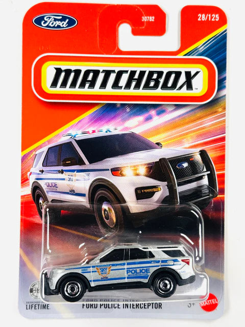 Mattel - Matchbox - Ford Police Interceptor 28/125