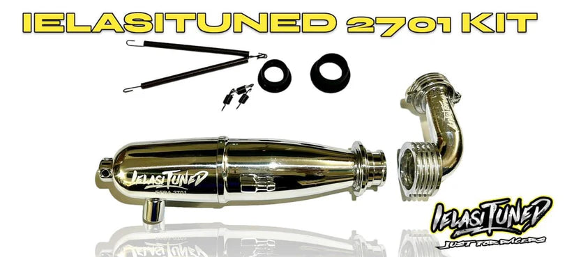 Ielasi Tuned - Ielasi Tuned 2701 1/10 Nitro Touring Car .12 Exhaust Kit