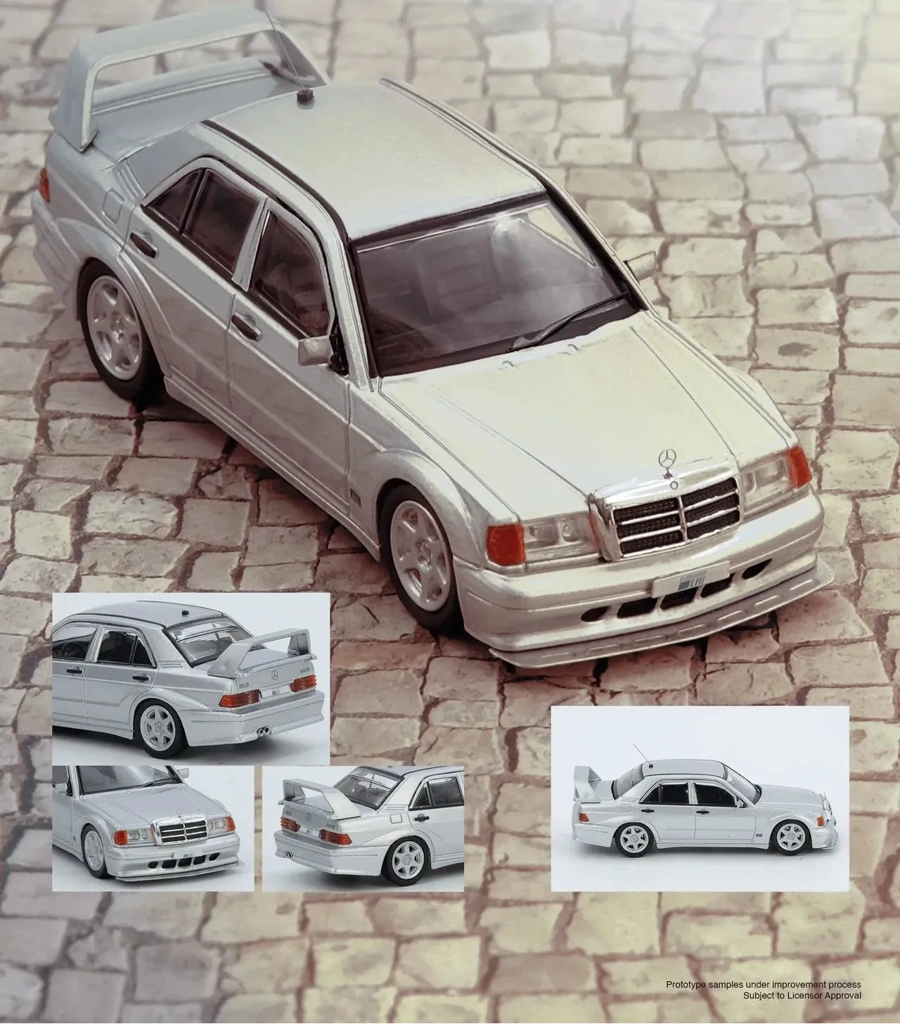 INNO Models, 1:64 MERCEDES BENZ 190E – Silver