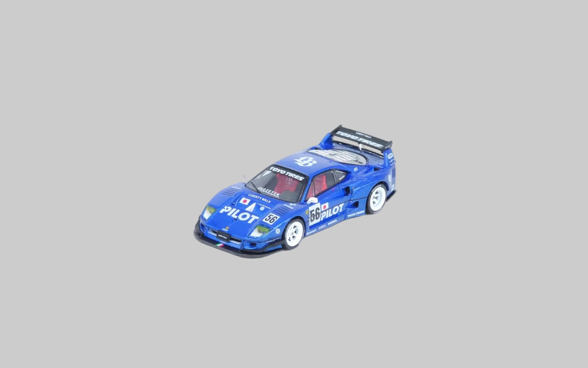 INNO Models, 1:64 LBWK F40 Tokyo Auto Salon 2024 – Blue