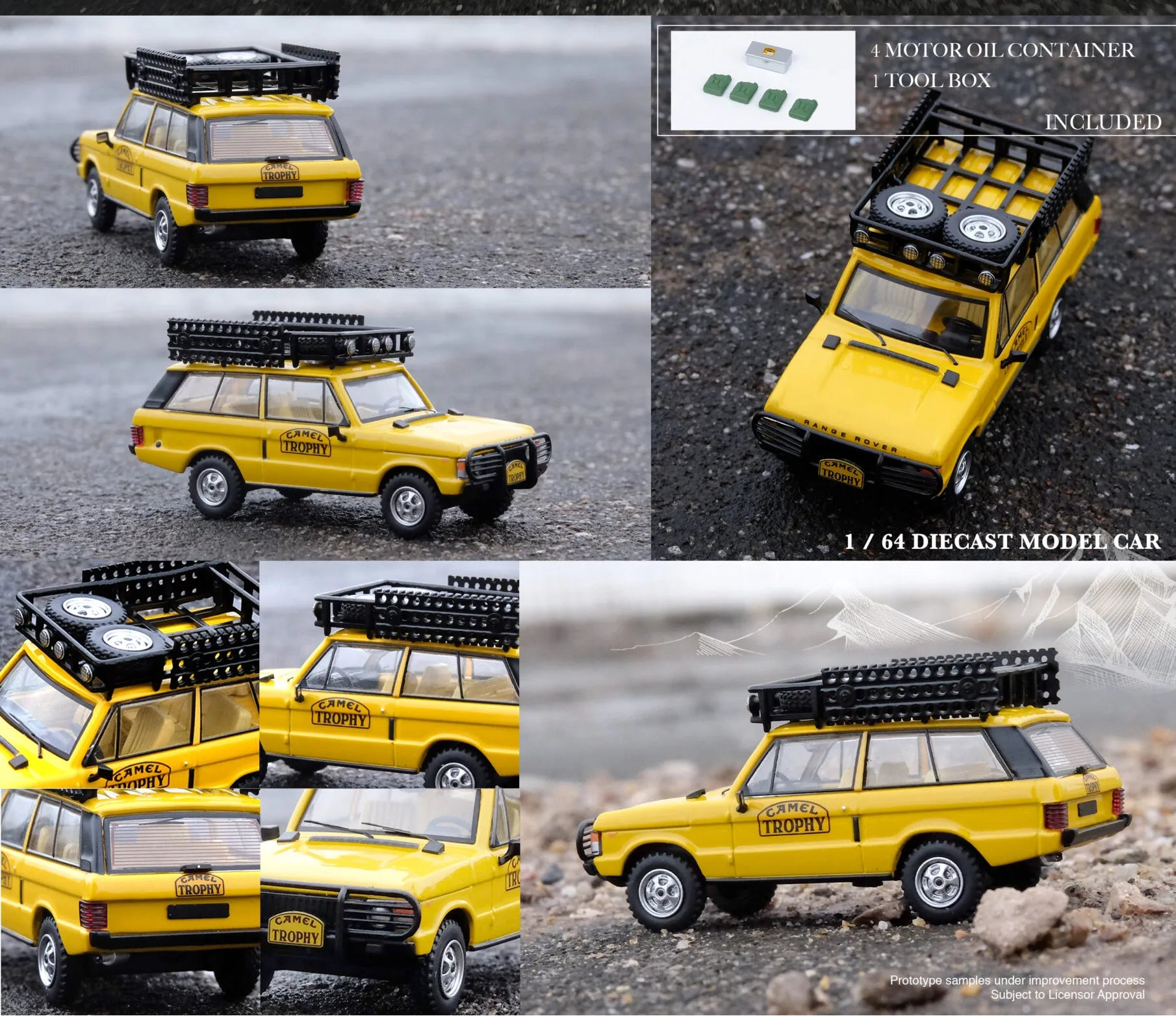 INNO Models, 1:64 RANGE ROVER “CLASSIC” CAMEL TROPHY 1982