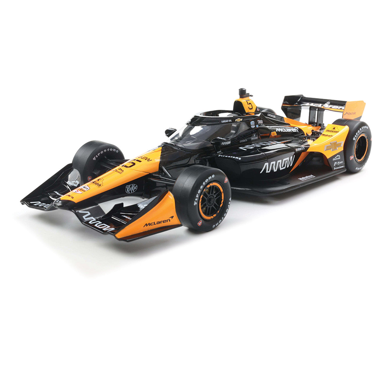Ixo Models - 2025 NTT INDYCAR Series - #5 Pato O'Ward / Arrow McLaren, Arrow (Road Course), escala 1:18