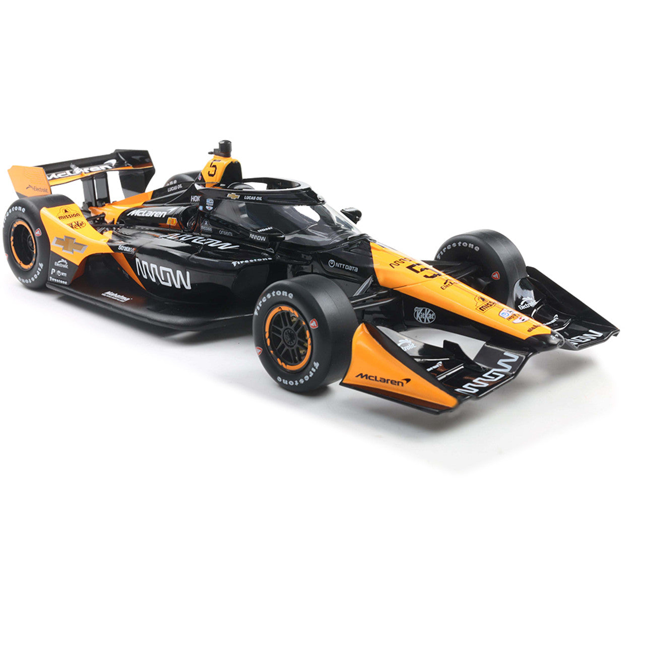 Ixo Models - 2025 NTT INDYCAR Series - #5 Pato O'Ward / Arrow McLaren, Arrow (Road Course), escala 1:18