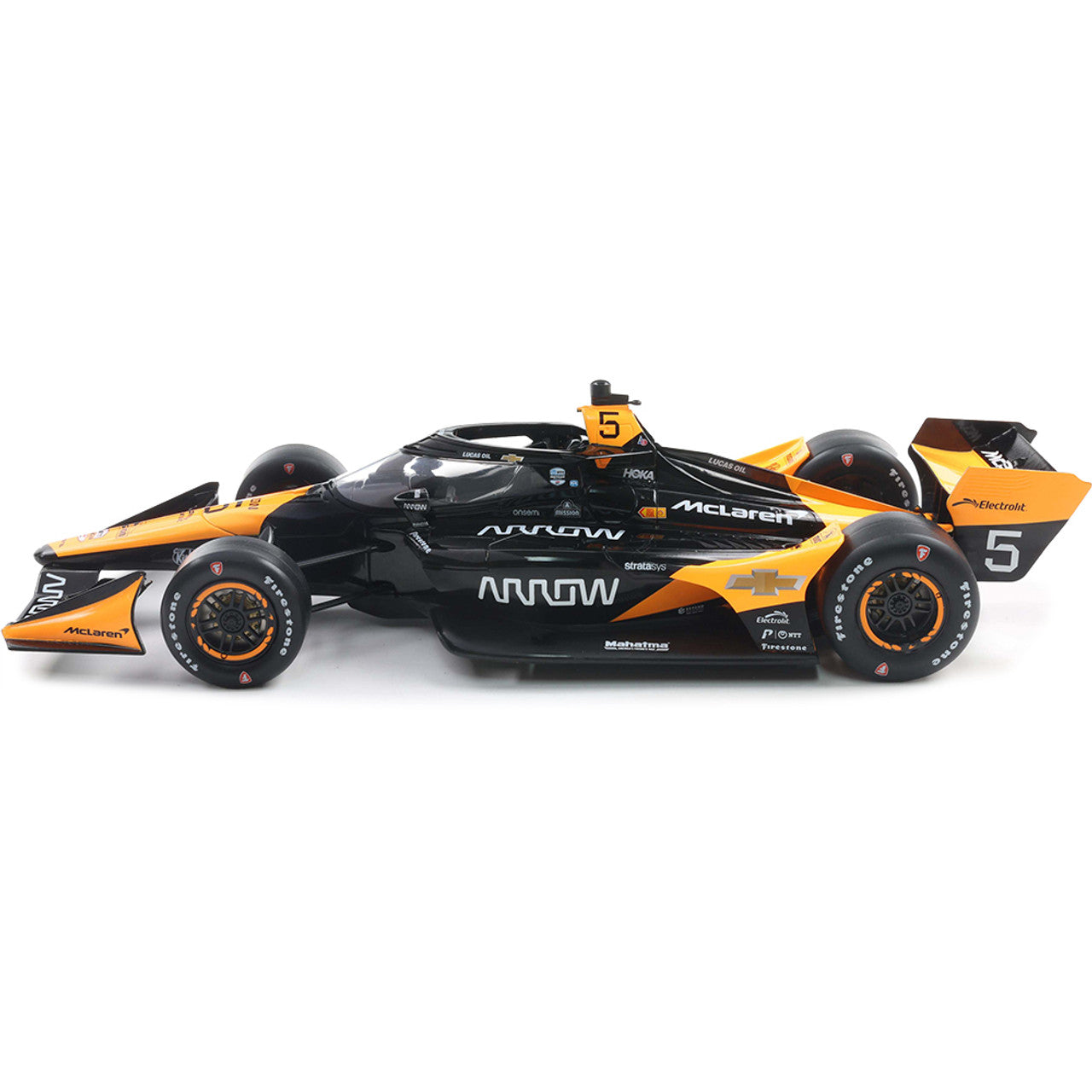 Ixo Models - 2025 NTT INDYCAR Series - #5 Pato O'Ward / Arrow McLaren, Arrow (Road Course), escala 1:18