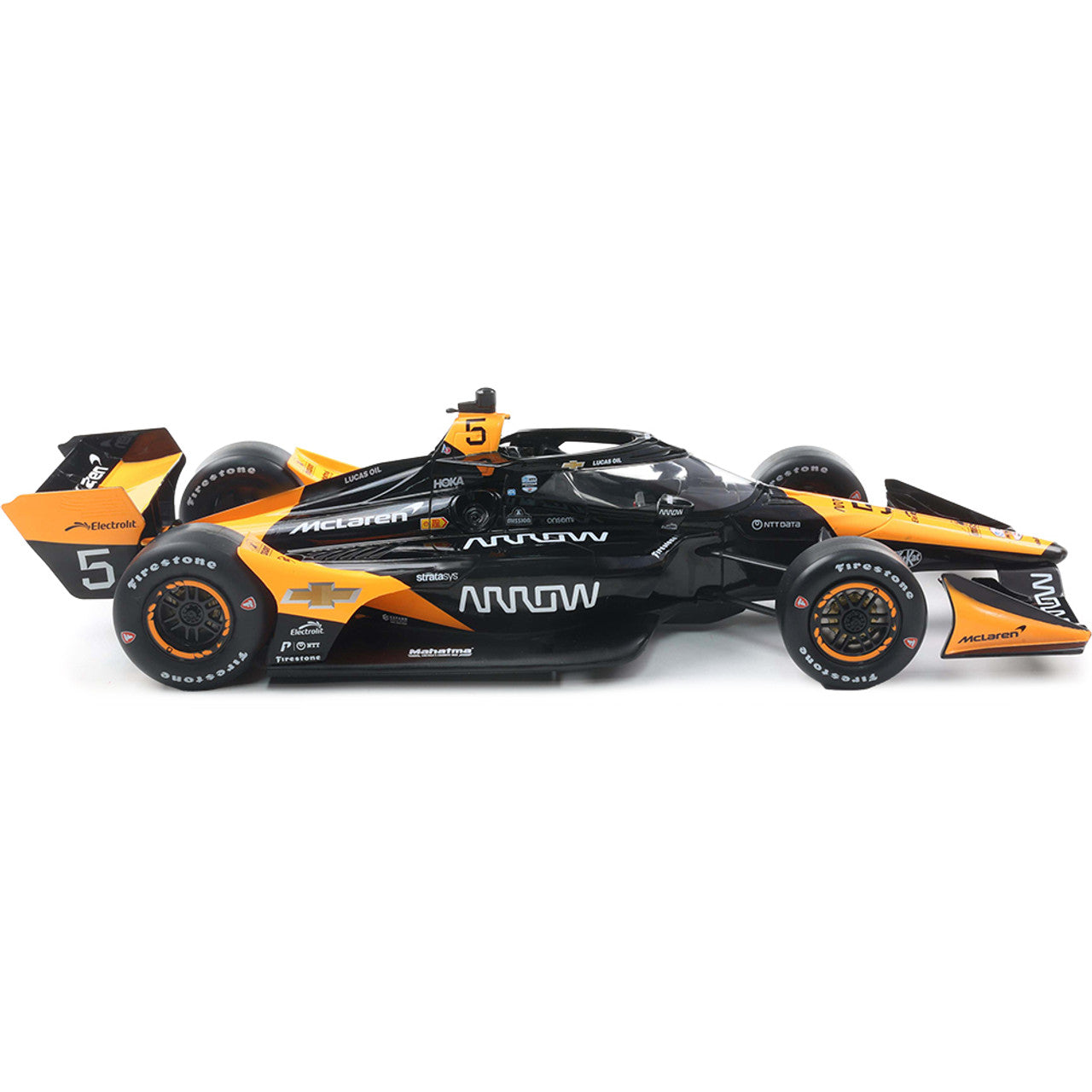 Ixo Models - 2025 NTT INDYCAR Series - #5 Pato O'Ward / Arrow McLaren, Arrow (Road Course), escala 1:18