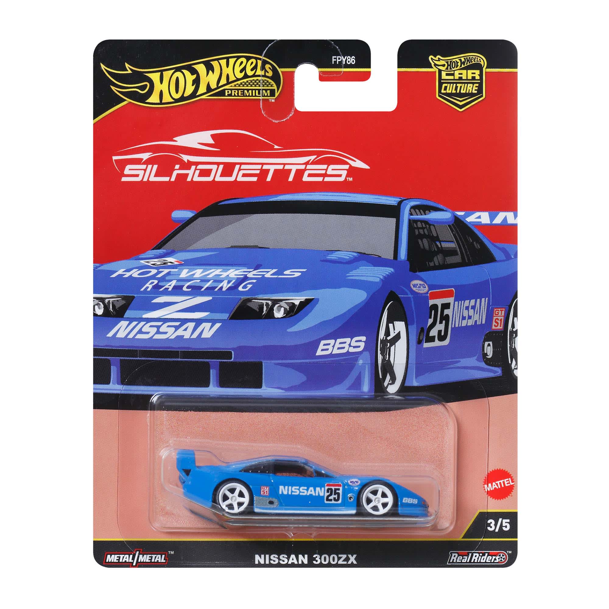 Mattel - Hot Wheels Premium Car Culture Silhouettes Nissan 300ZX IMSA GTS