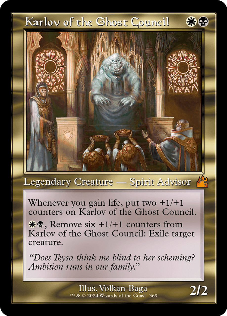 Karlov of the Ghost Counci (Retro Frame)