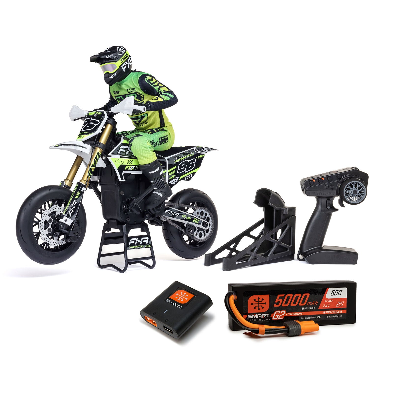 Team Losi - 1/4 Losi Promoto-SM FXR Supermoto (Battery and Charger Included)