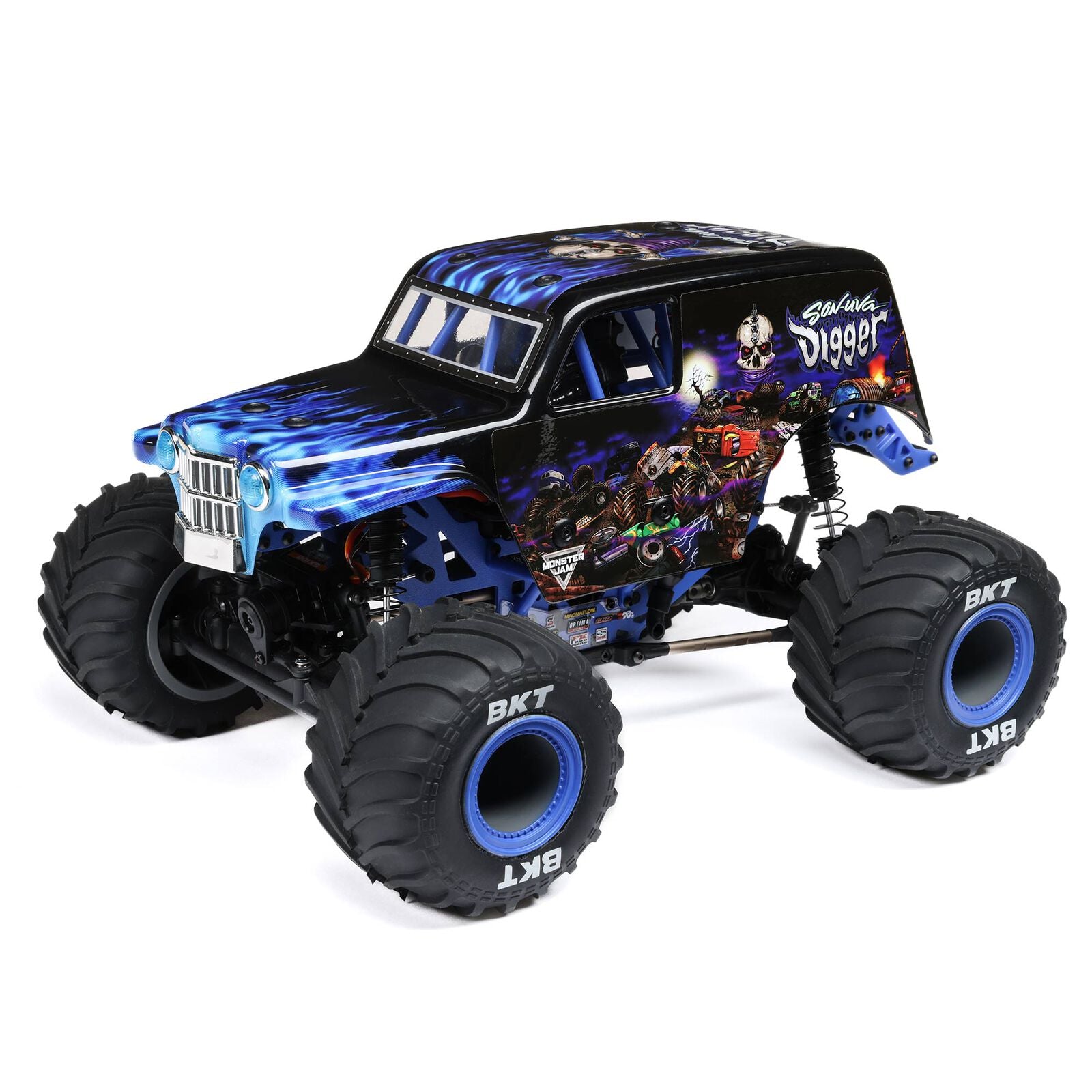 Team Losi - 1/18 Losi Mini LMT Son-Uva Digger (Battery and Charger Included)