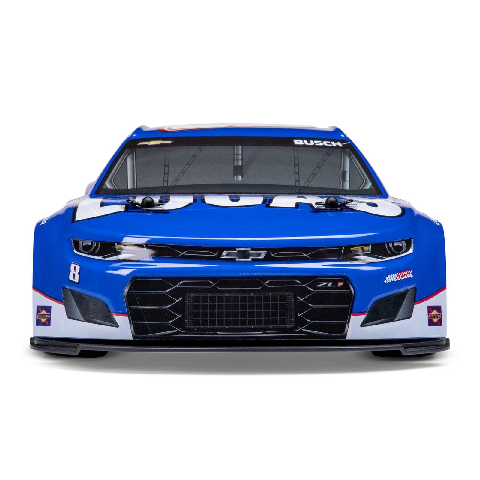Team Losi - 1/12 NASCAR RC Racecar Kyle Busch No. 8 2024 Lucas Oil Chevrolet ZL1 Camaro 2S AWD RTR Brushed On-Road (Battery & Charger Included), Blue