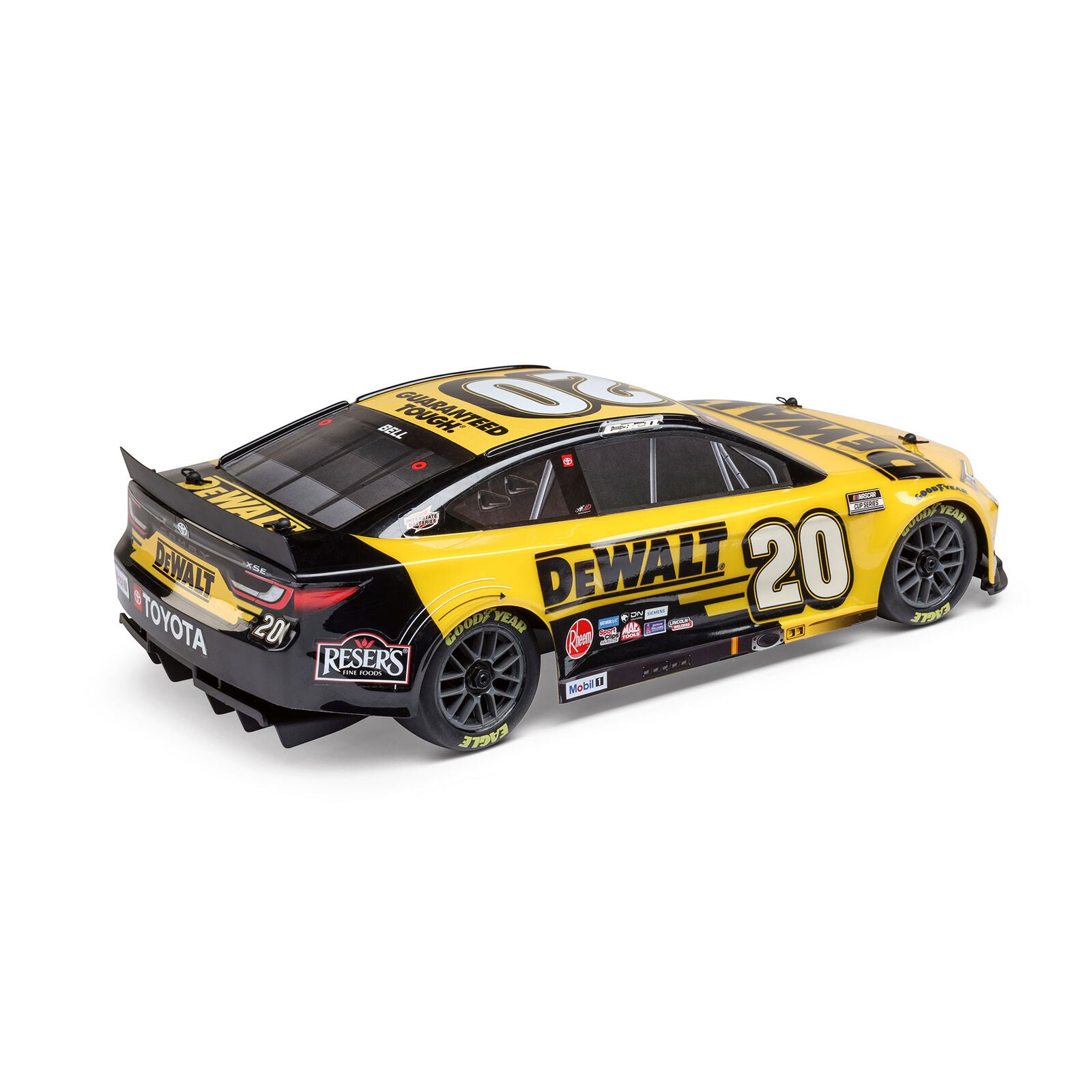 Team Losi - 1/12 Losi NASCAR 2025 Christopher Bell No. 20 DeWalt (Battery & Charger Included)
