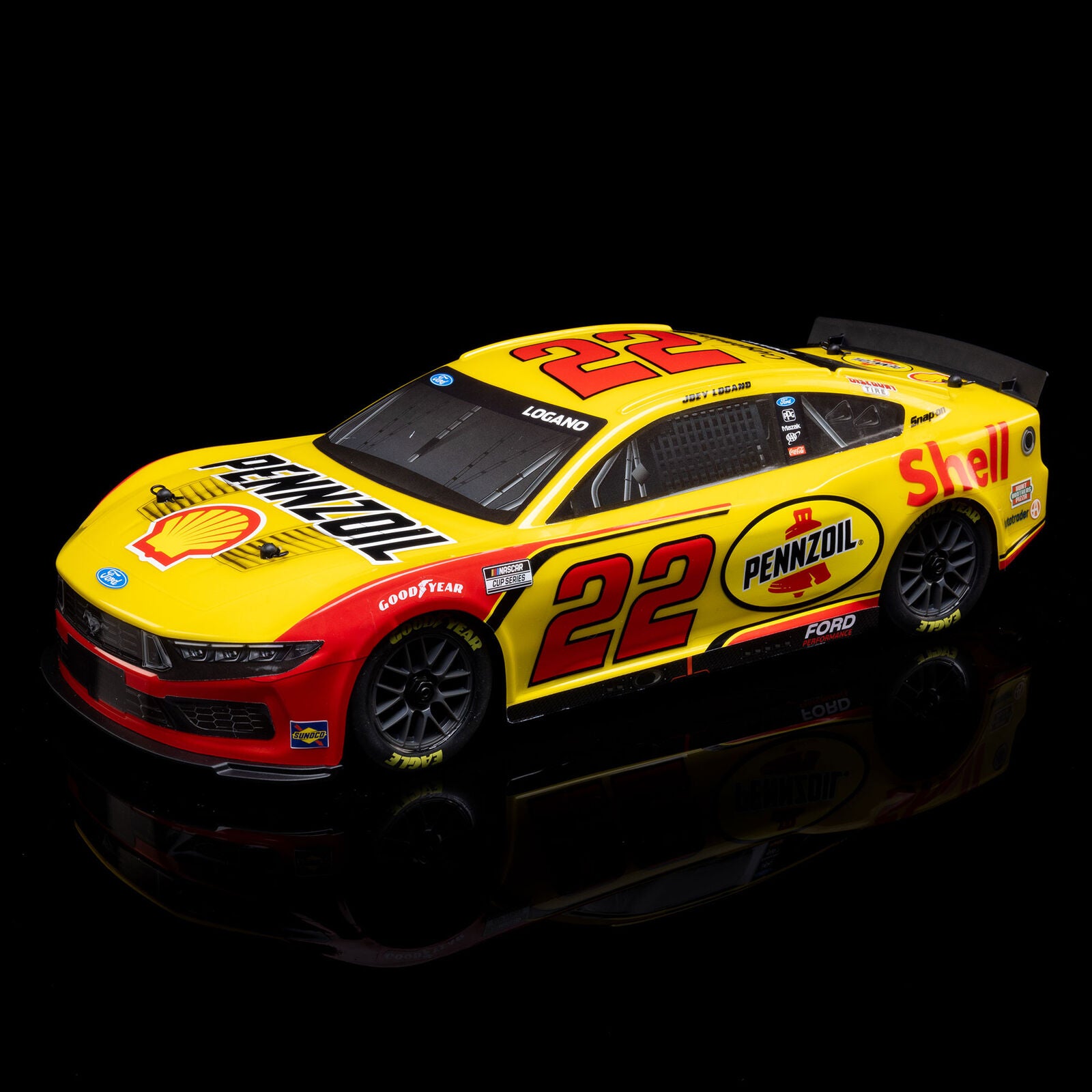 Team Losi - 1/12 Losi NASCAR 2025 Joey Logano No. 22 Shell (Battery & Charger Included)