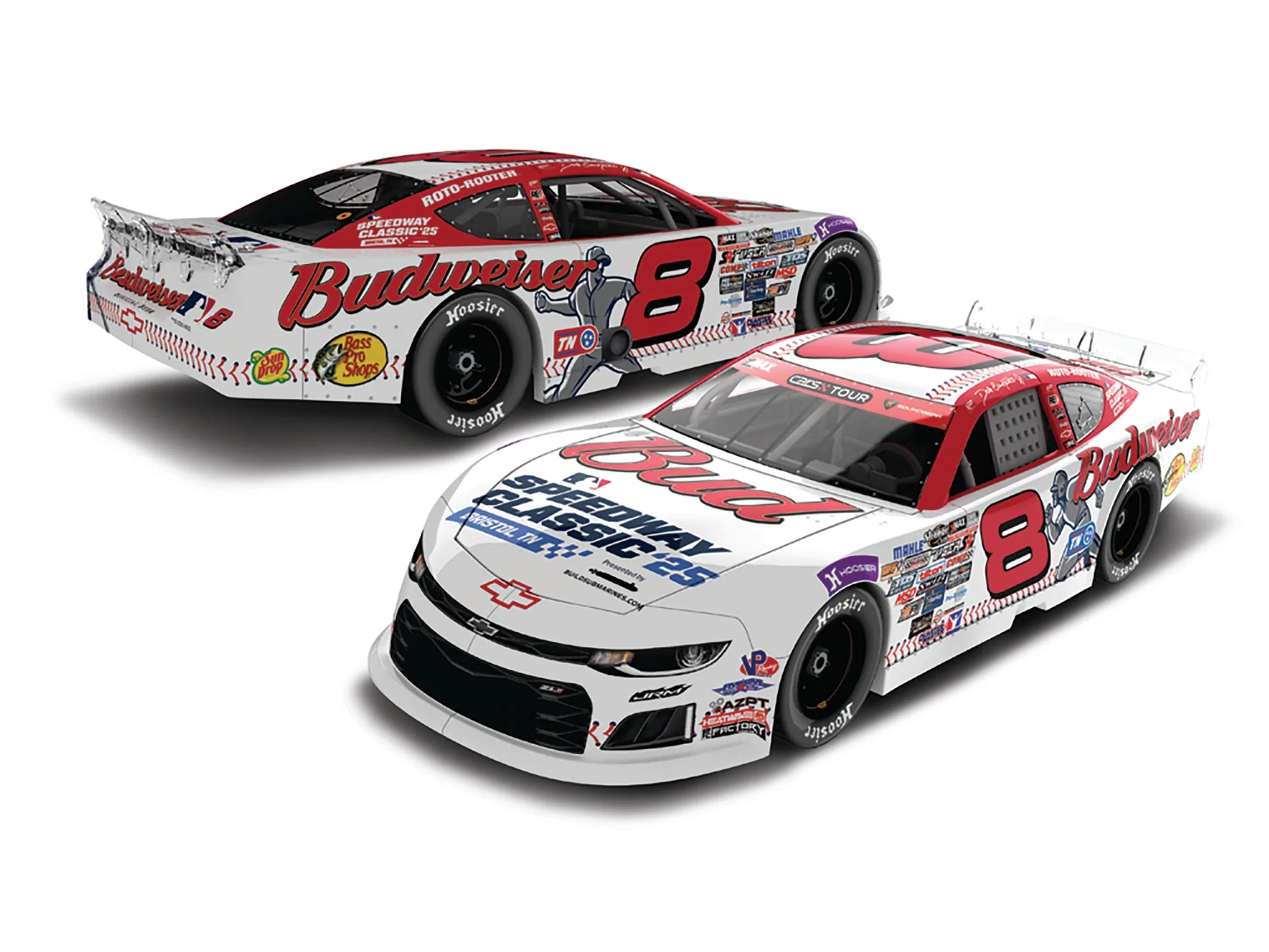 Lionel Racing - Dale Earnhardt JR #8 Budweiser Speedway Classic Late Model 2025 Chevrolet, escala 1:64