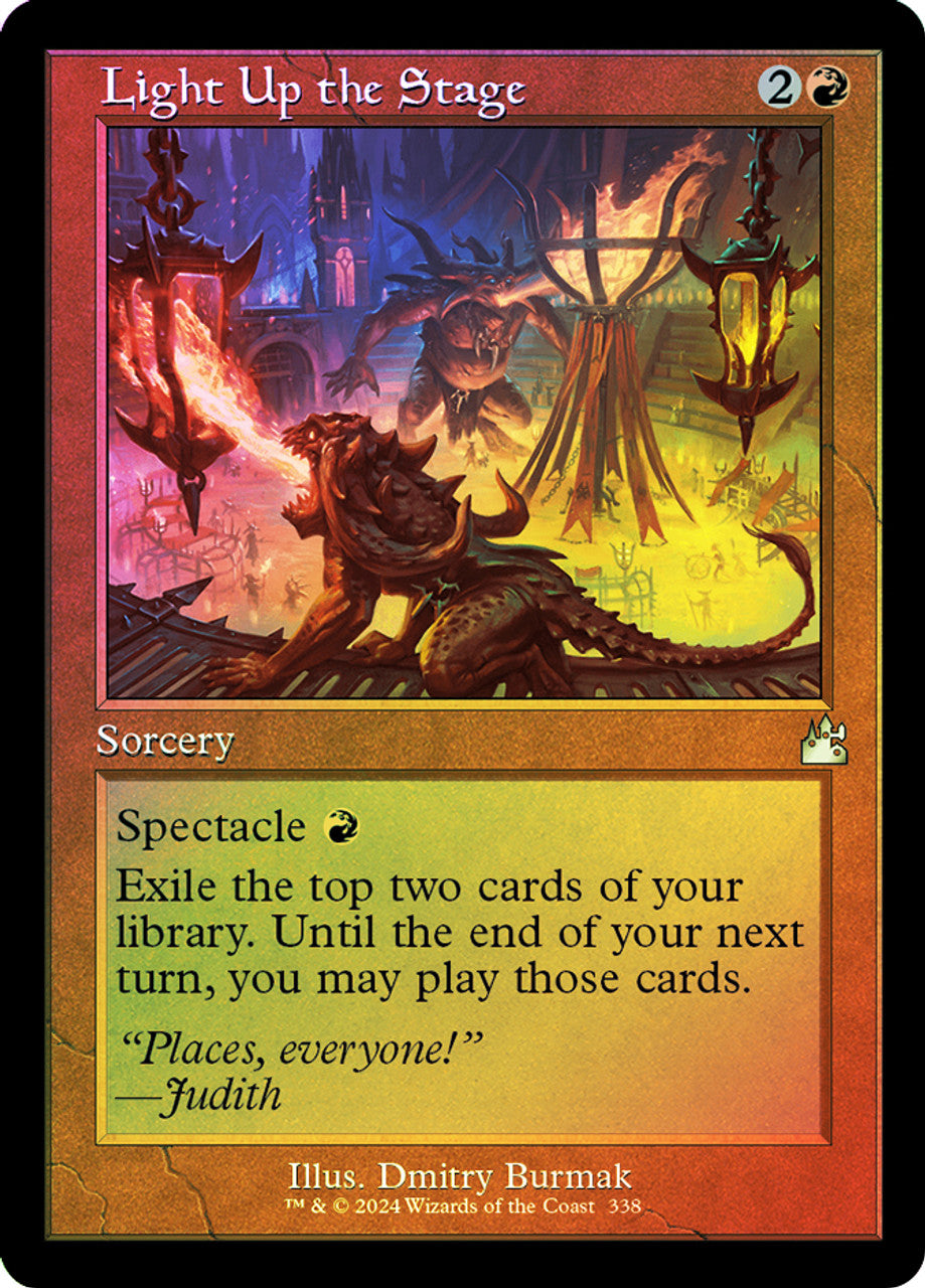 Light Up the Stage (Retro Frame) (Foil)