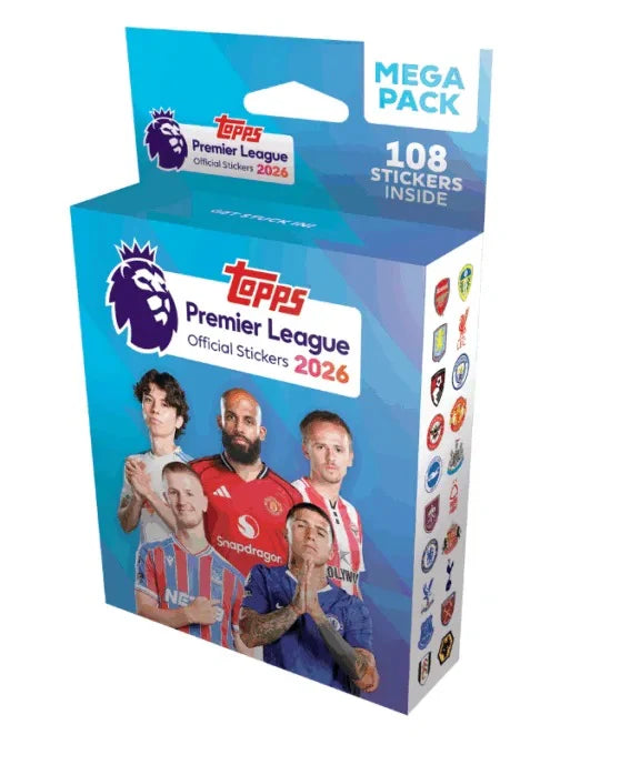 Topps Premier League 2026: Sticker & Album - Mega Multipacks