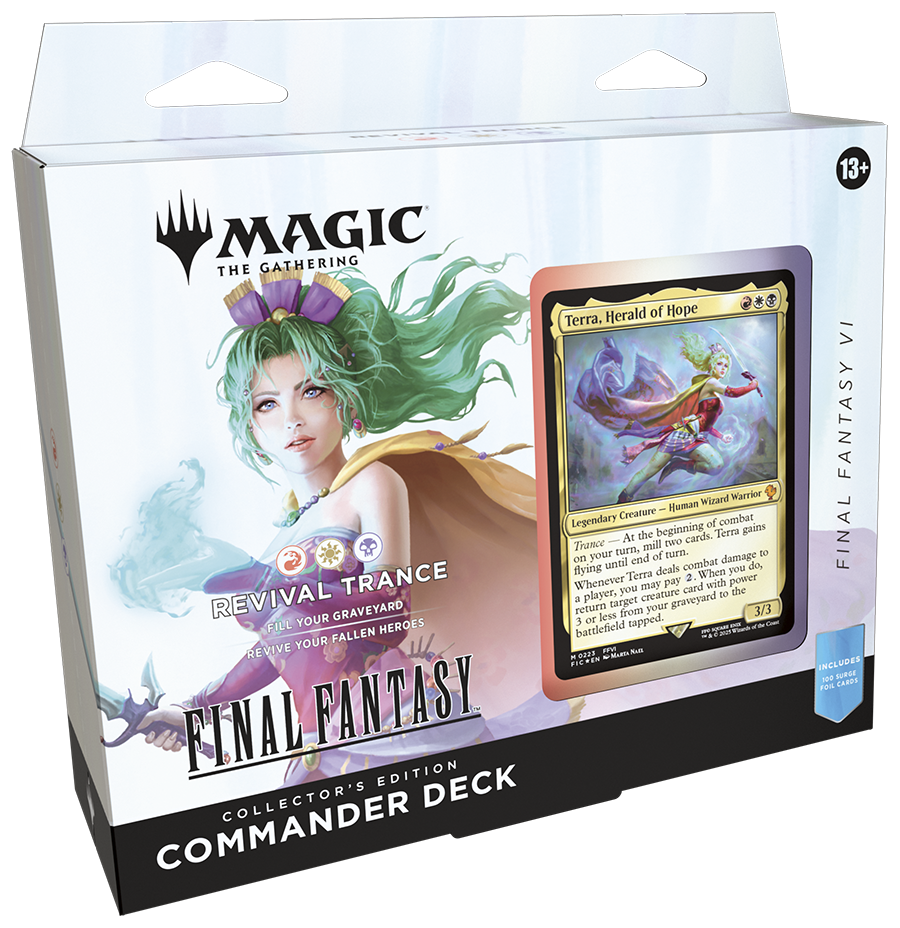 **PREVENTA** Magic MTG - Commander Collectors Edition - Final Fantasy -  Revival Trance [FF VI] (Ingles)