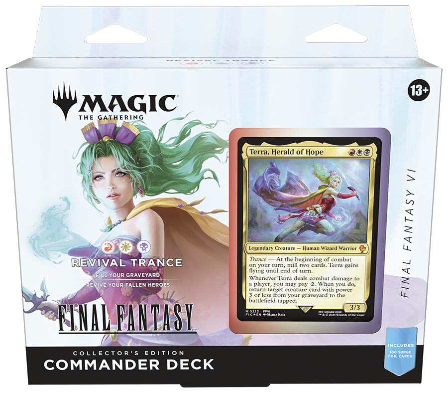 **PREVENTA** Magic MTG - Commander Collectors Edition - Final Fantasy -  Revival Trance [FF VI] (Ingles)