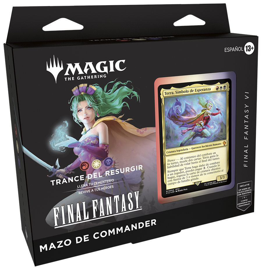 **PREVENTA** Magic MTG - Commander - Final Fantasy -  Revival Trance [FF VI] (Ingles)