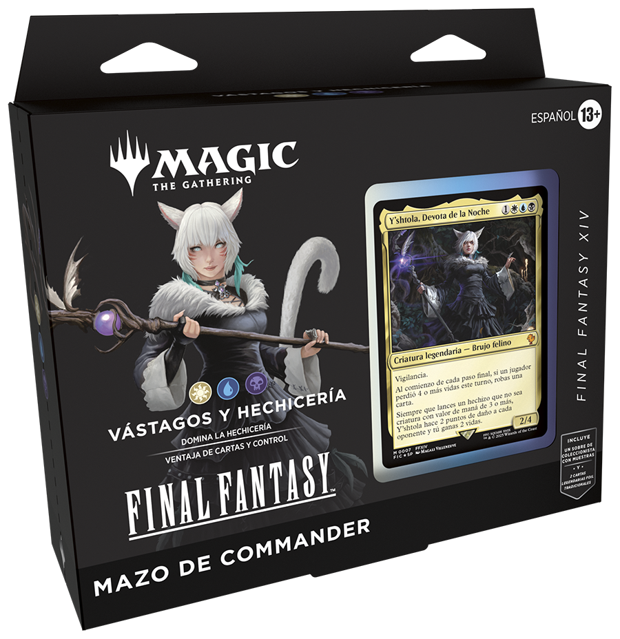**PREVENTA** Magic MTG - Commander - Final Fantasy -  Scions & Spellcraft  [FF XIV] (Ingles)