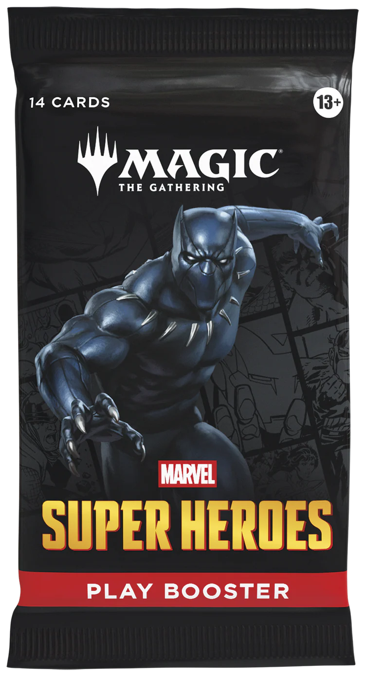 Magic MTG - Universes Beyond- Marvel Super Heroes - Play Booster, Sobre (Ingles)