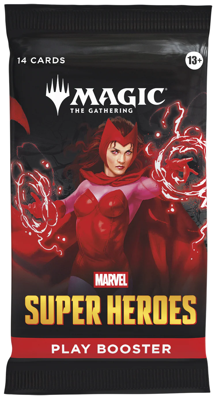 Magic MTG - Universes Beyond- Marvel Super Heroes - Play Booster, Sobre (Ingles)
