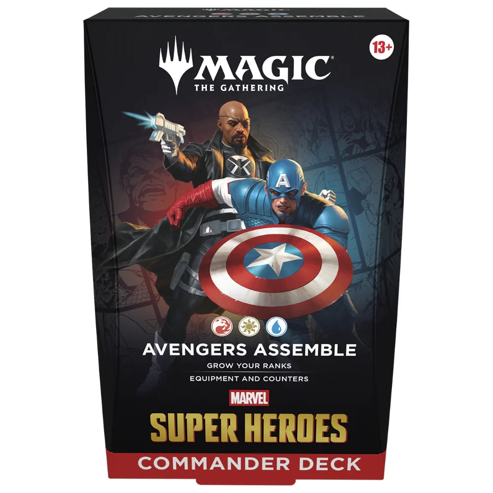 Magic MTG - Universes Beyond - Marvel Super Heroes - Commander Deck: Avengers Assemble (Inglés)
