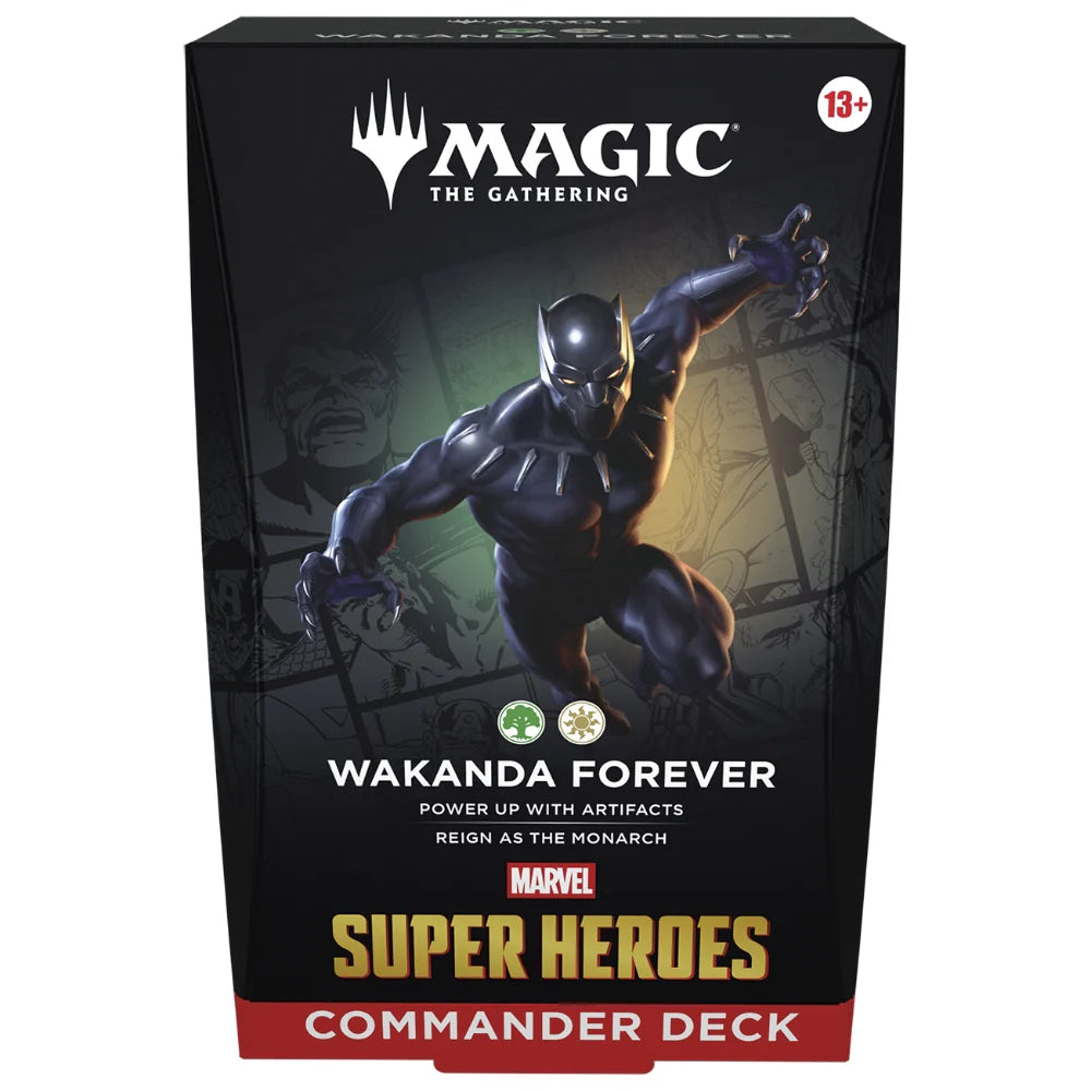 Magic MTG - Universes Beyond - Marvel Super Heroes - Commander Deck: Wakanda Forever (Inglés)