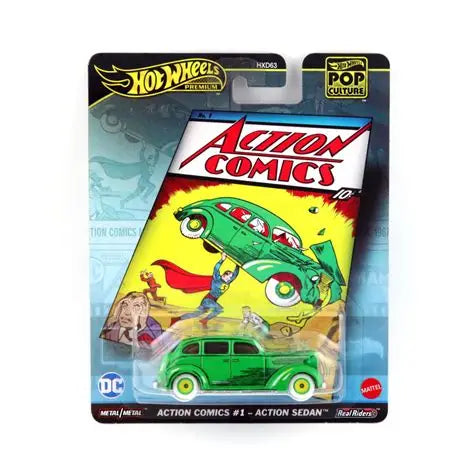 Mattel - Hot Wheels Premium Pop Culture Actions Comics #1 - Action Sedan /Berline