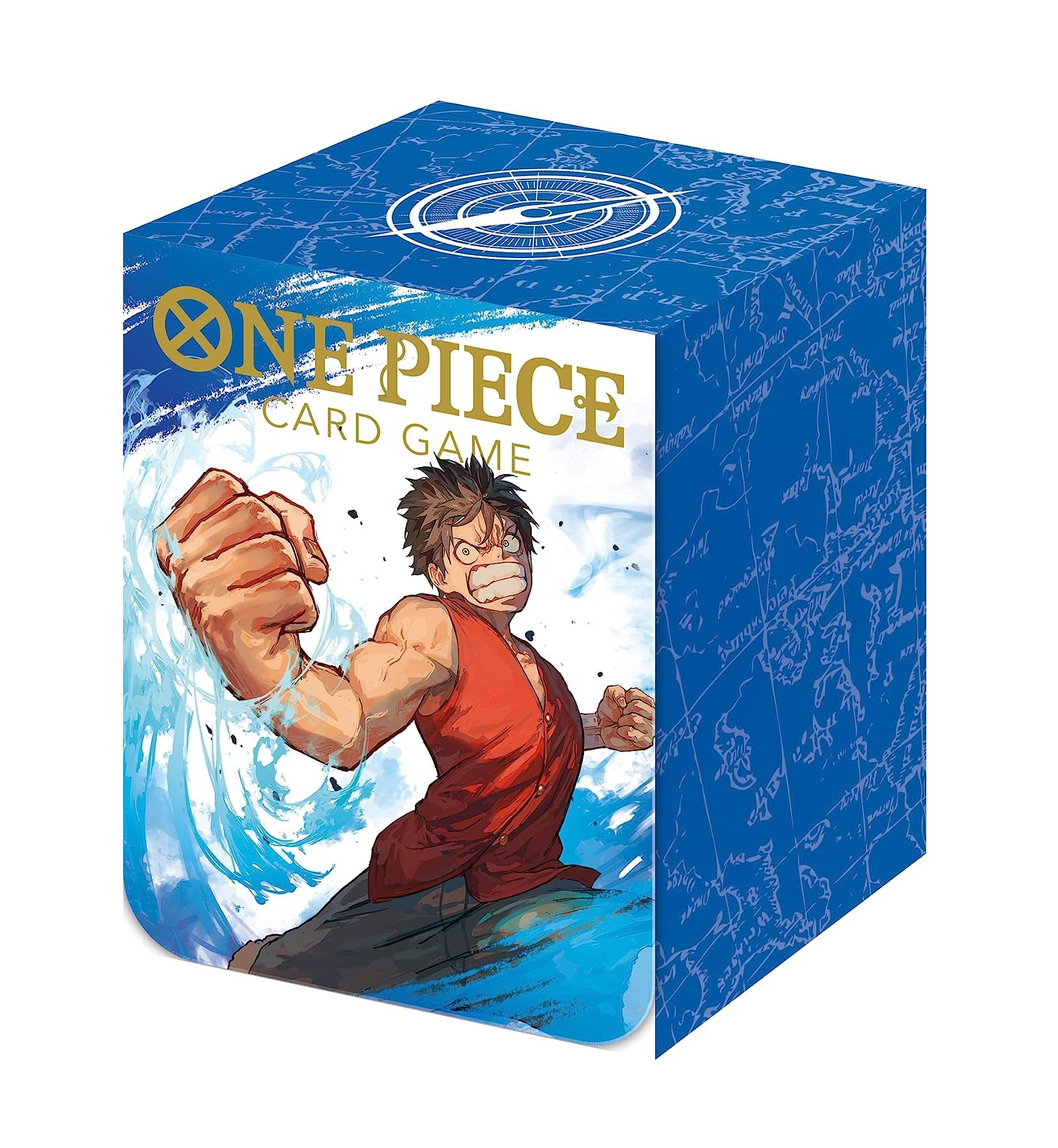 Bandai - One Piece Card Game: Limited Card Case Monkey.D.Luffy (Blue)