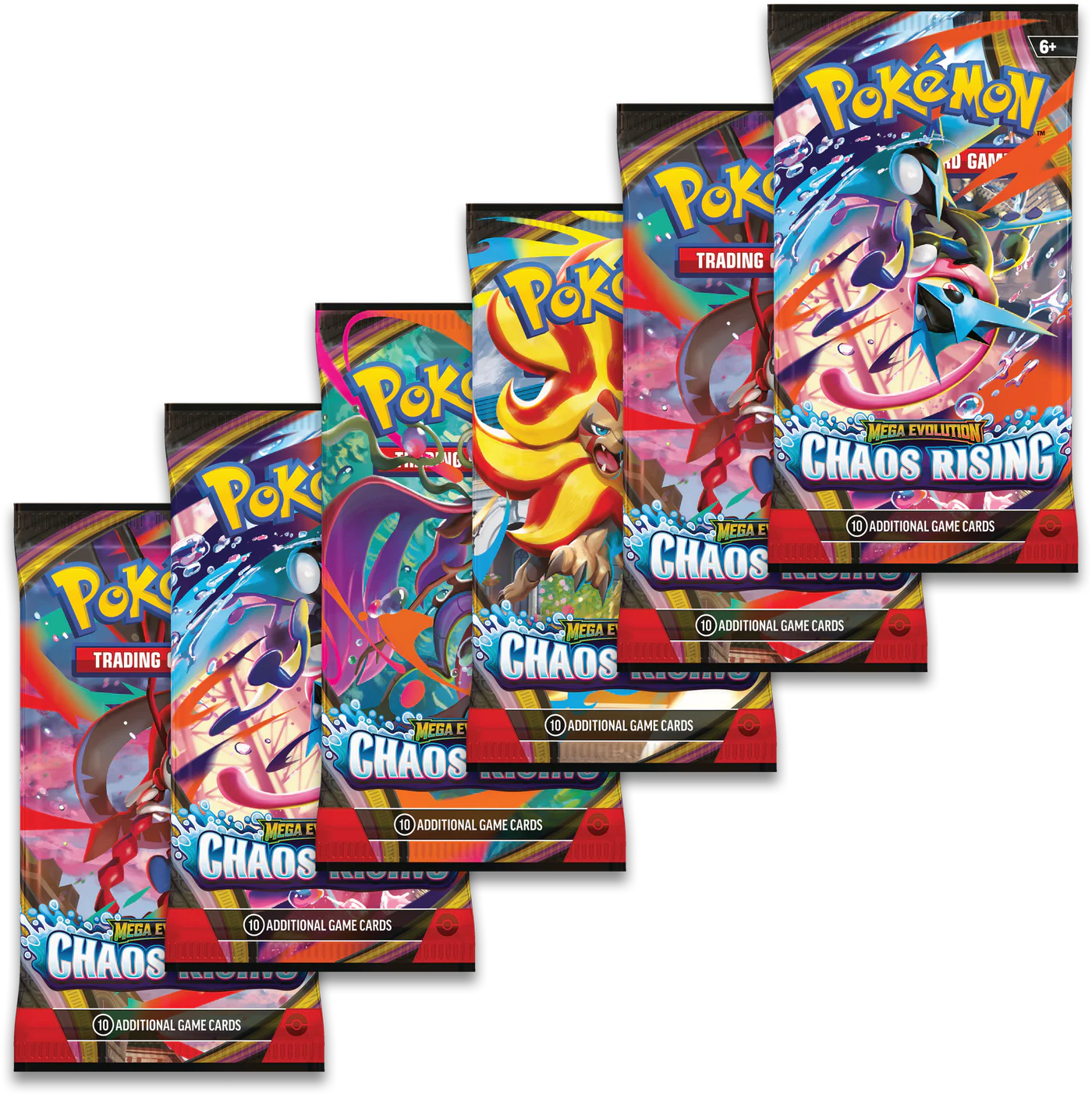 Pokemon TCG: Mega Evolution Chaos Rising - Booster Bundle (Ingles)