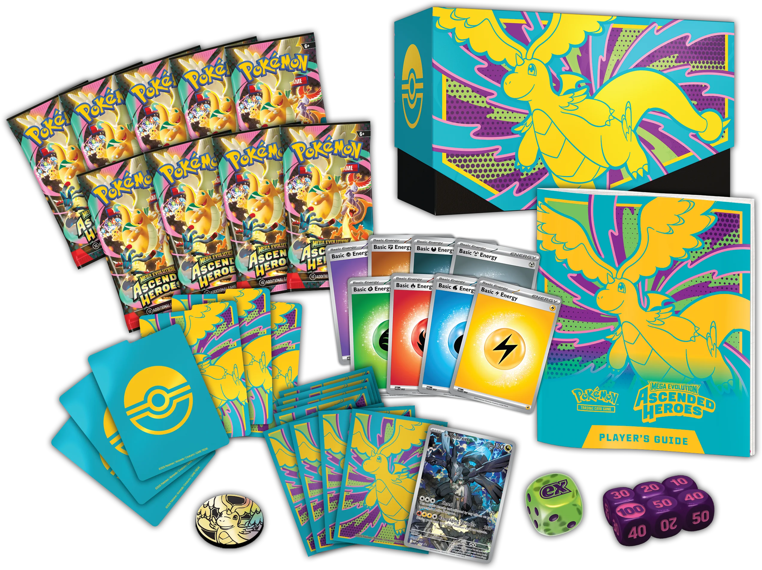 Pokemon TCG: Mega Evolution Ascended Heroes - Elite Trainer Box (Ingles)