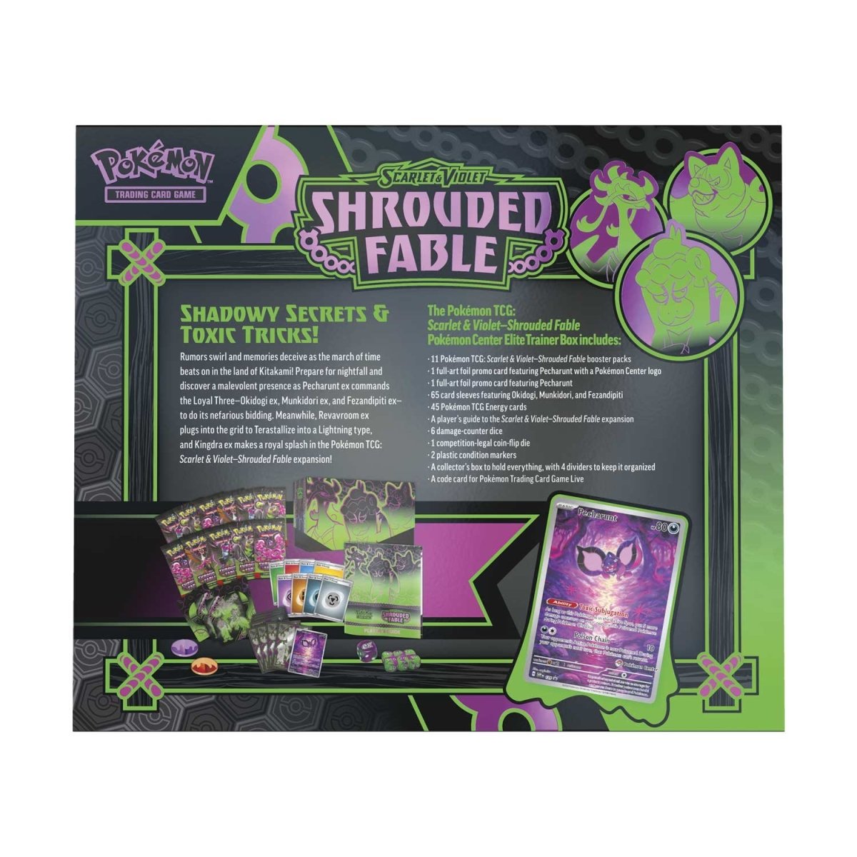 Pokémon TCG: Scarlet & Violet 6.5 Shrouded Fable Elite Trainer Box